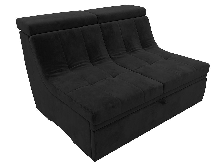 Модуль Холидей Люкс раскладной диван (черный)