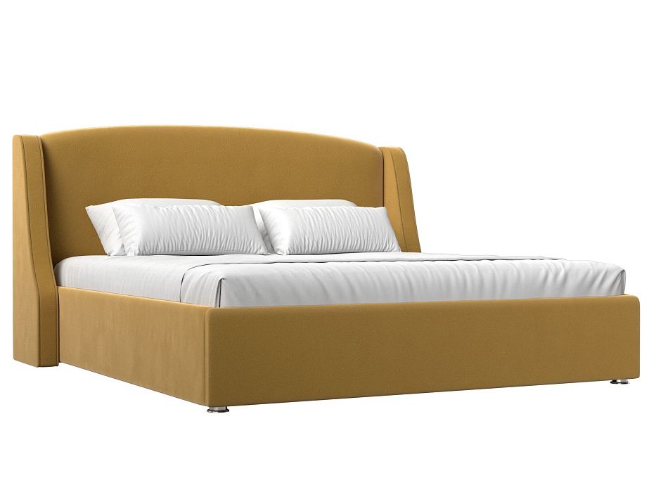 Кровать интерьерная Лотос 180 (желтый)