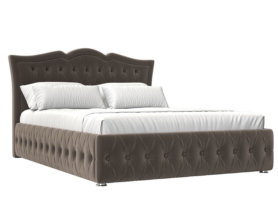Кровать интерьерная Герда 160 (коричневый)