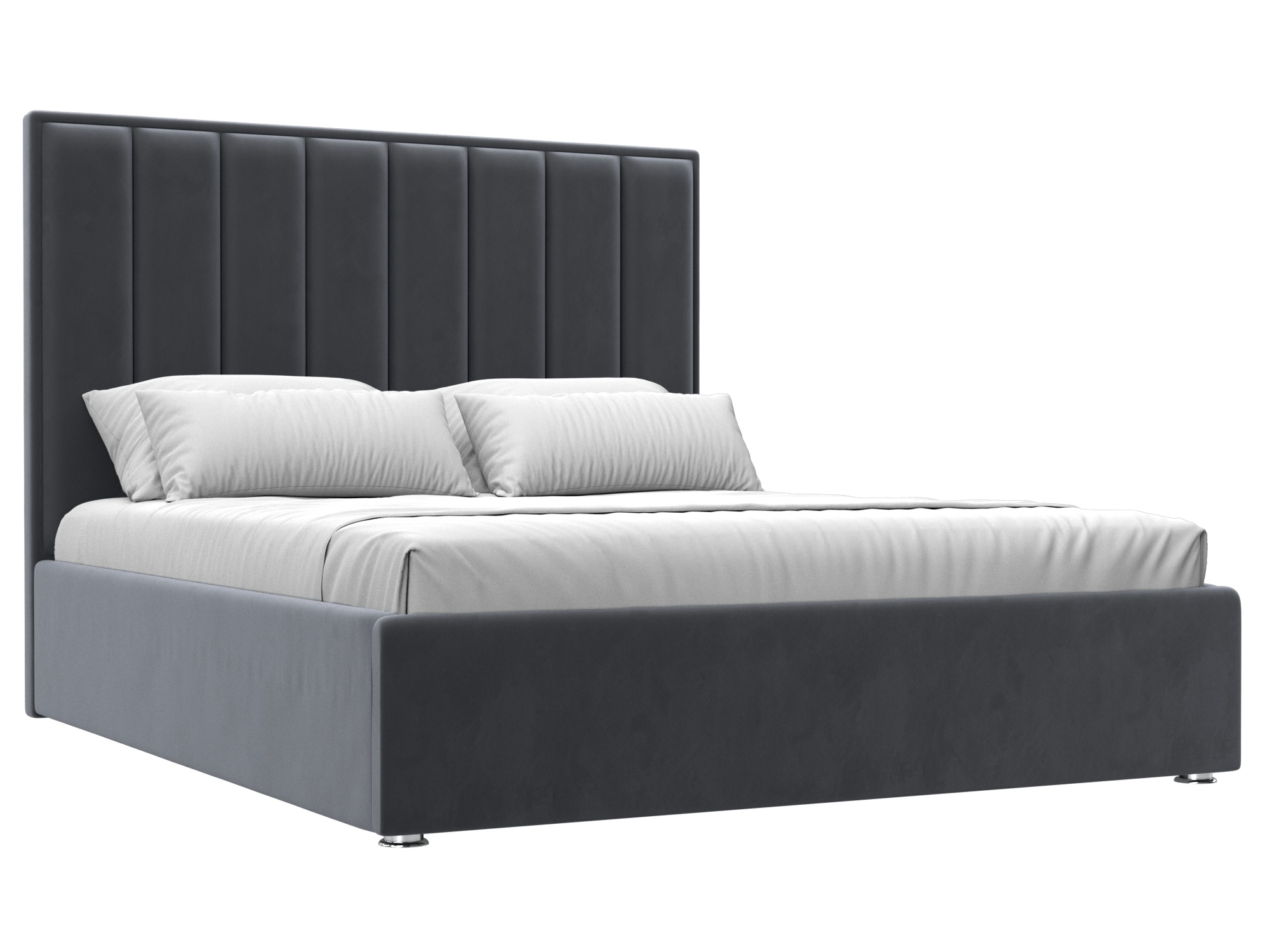 Кровать интерьерная Афродита 160 (seven 17 серый)