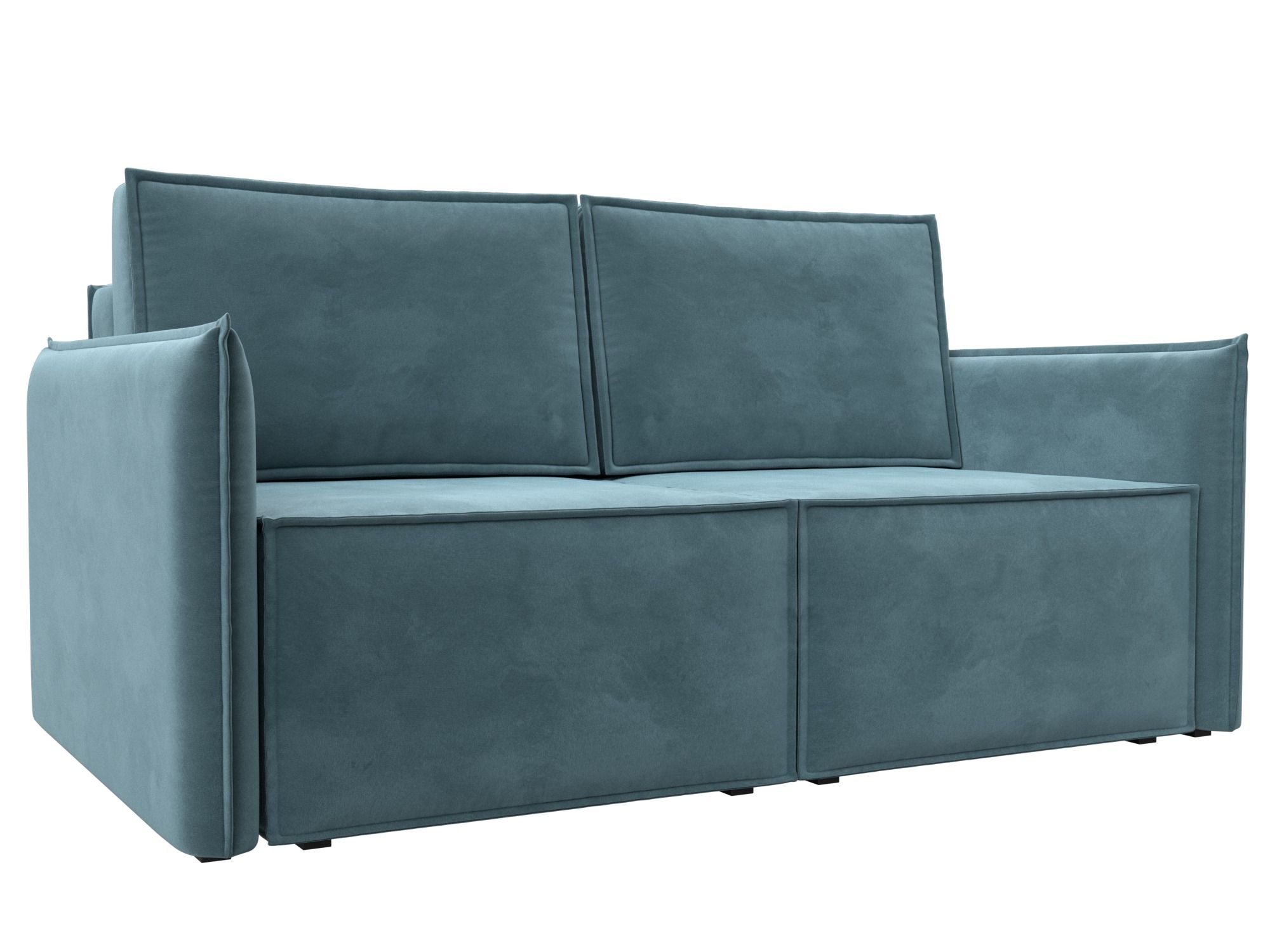 Диван прямой Либерти мини (seven 113 бирюзовый)