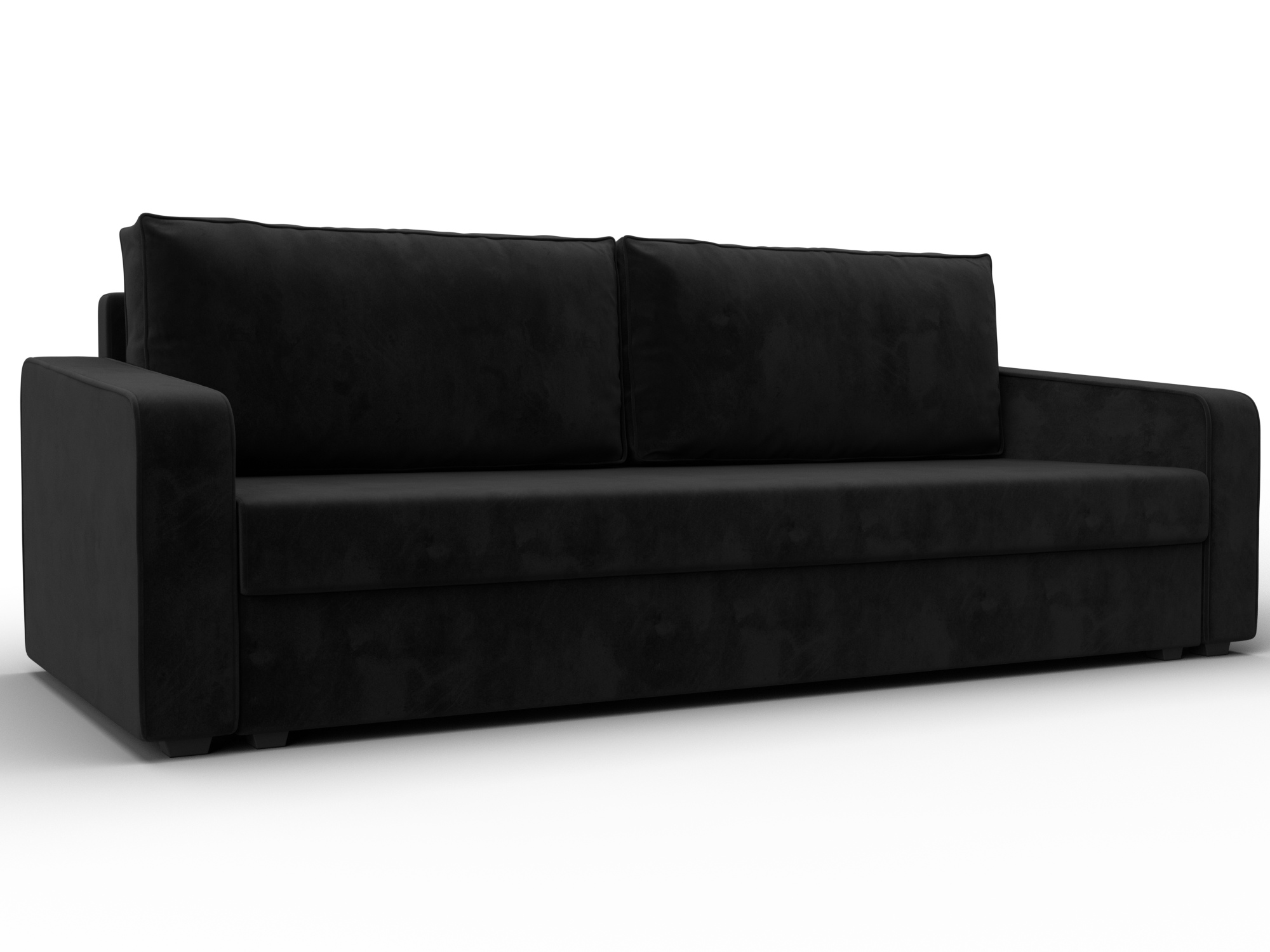 Диван прямой Лига-009 (seven 35 черный)