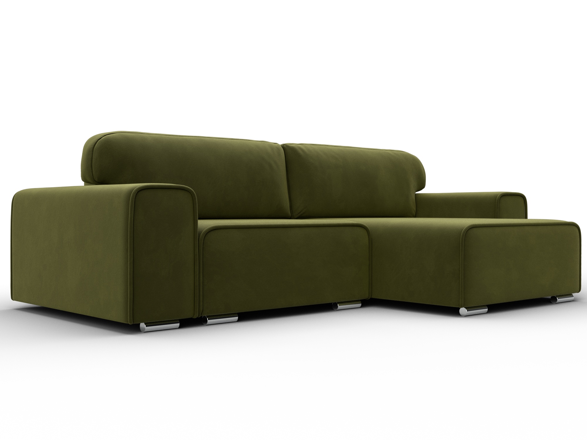 Диван угловой Лига-029 (зеленый)