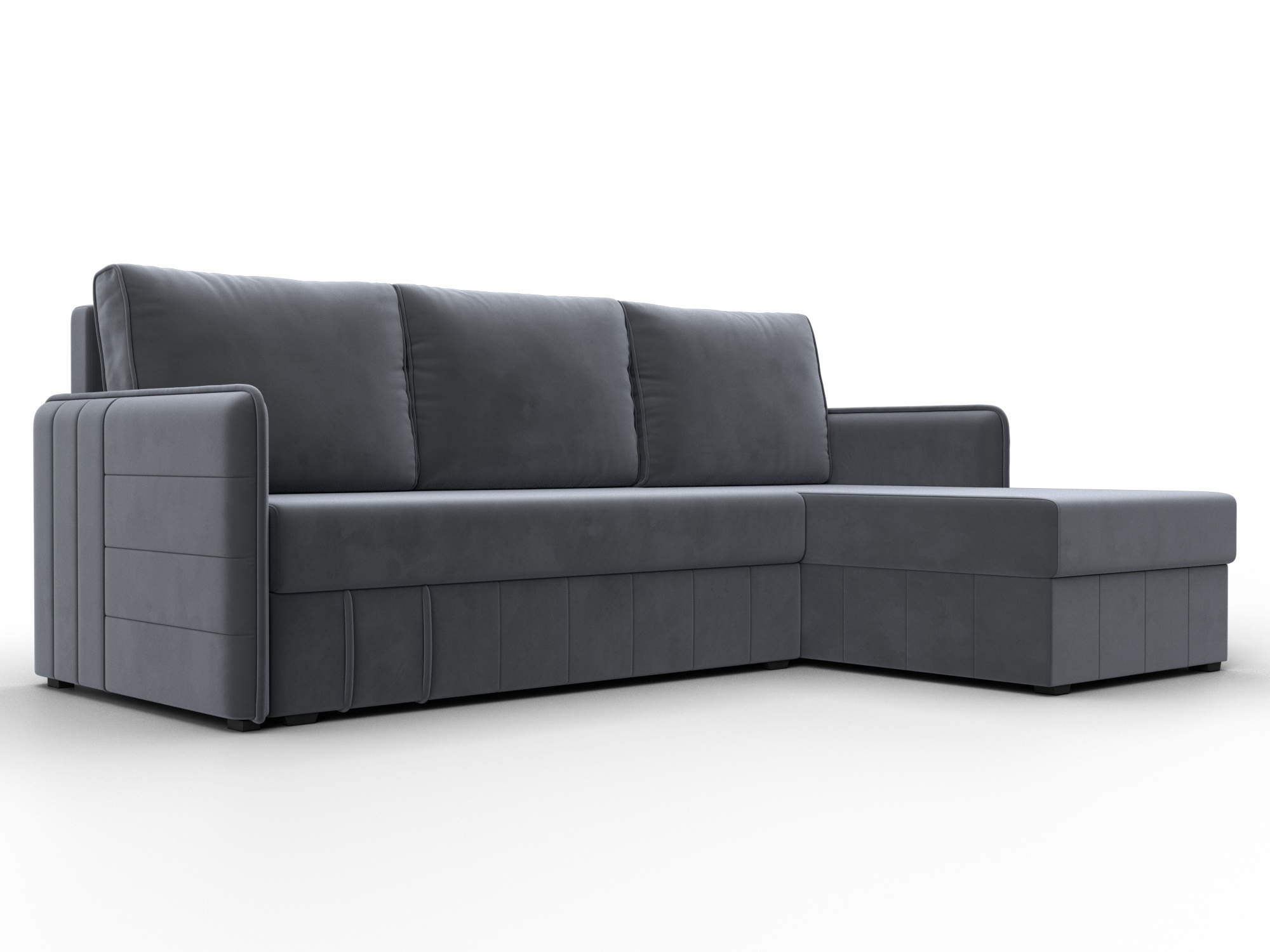 Диван угловой Слим угол универсальный (seven 17 серый)