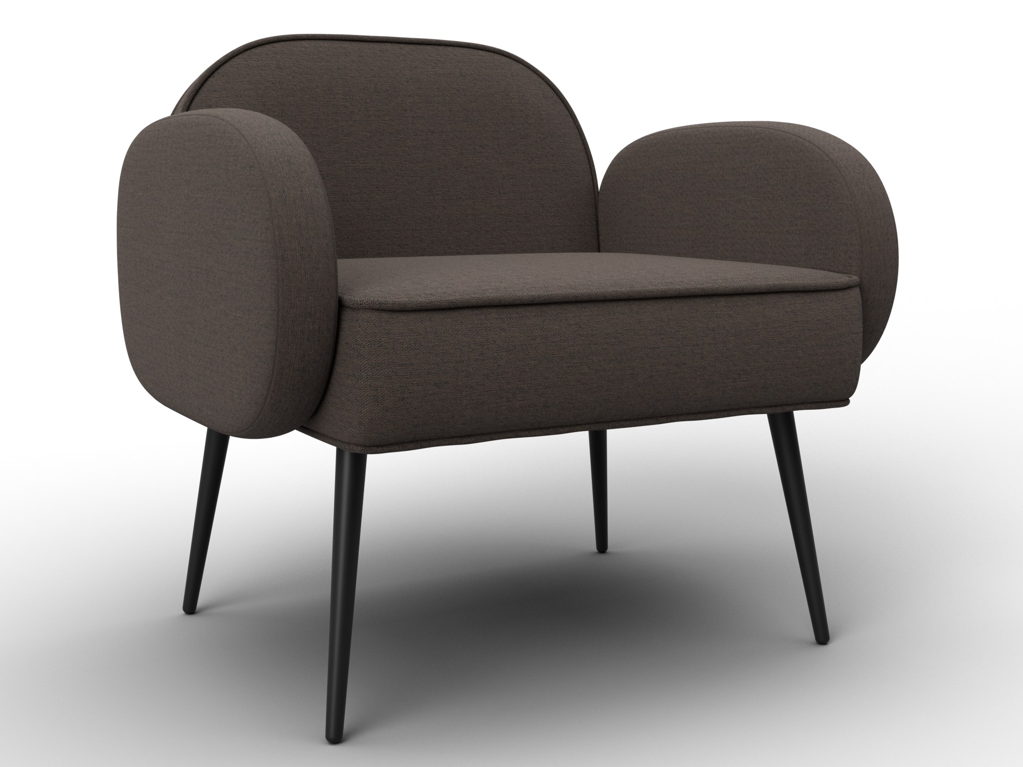 Кресло Лига-086 (рогожка амур 05 коричневый)