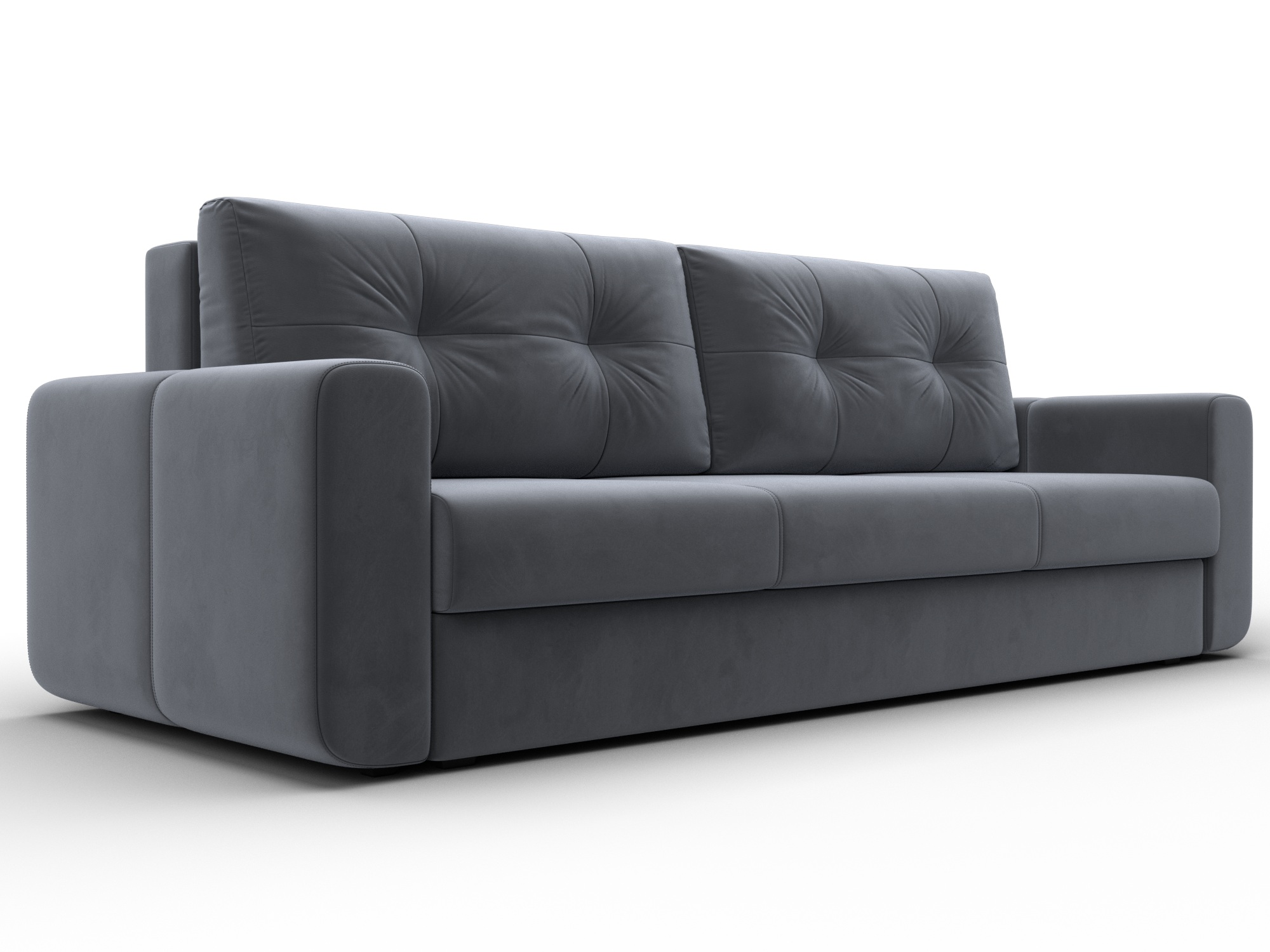 Диван прямой Лига-031 (seven 17 серый)