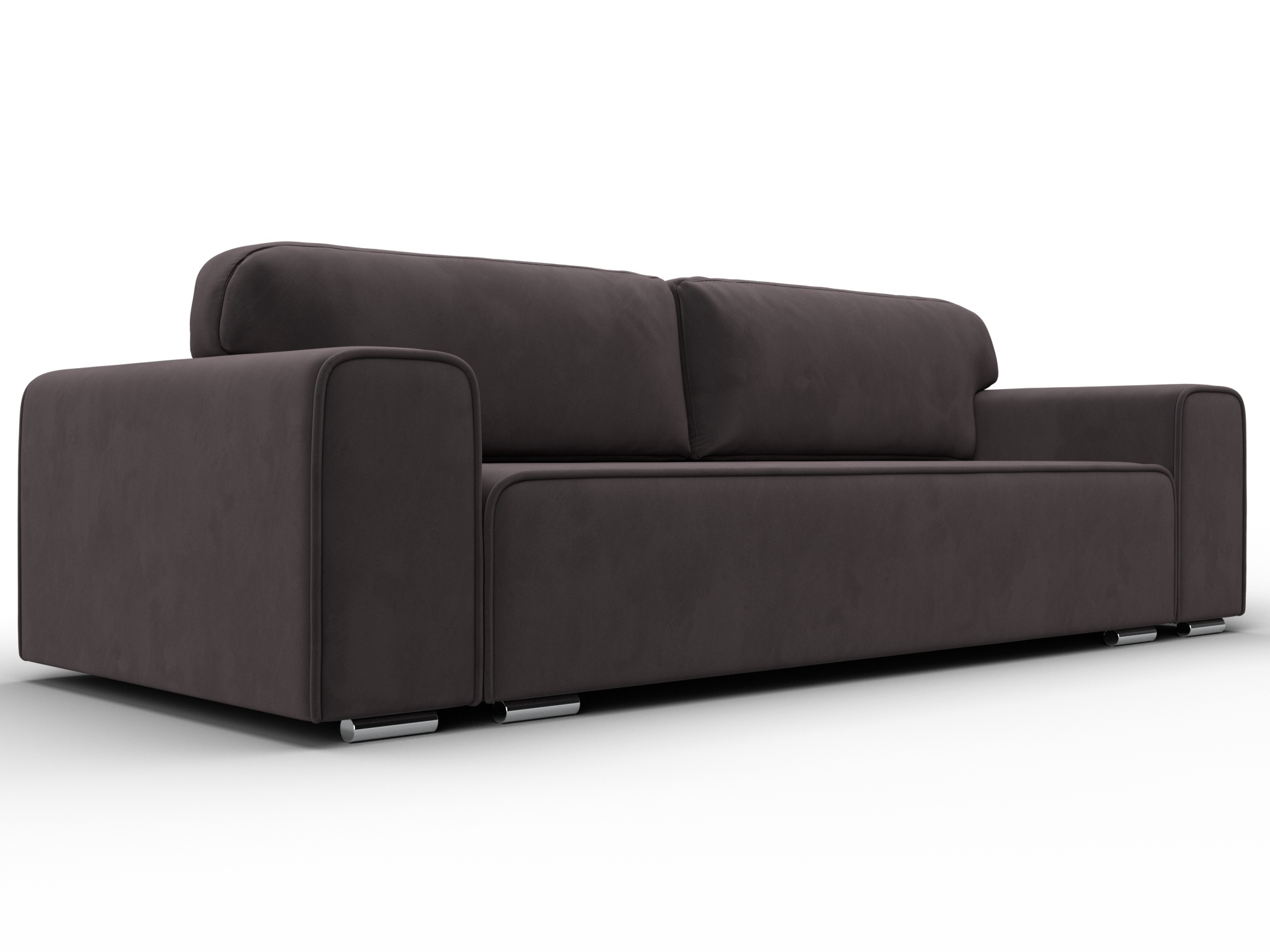 Диван прямой Лига-029 (seven 727 коричневый)