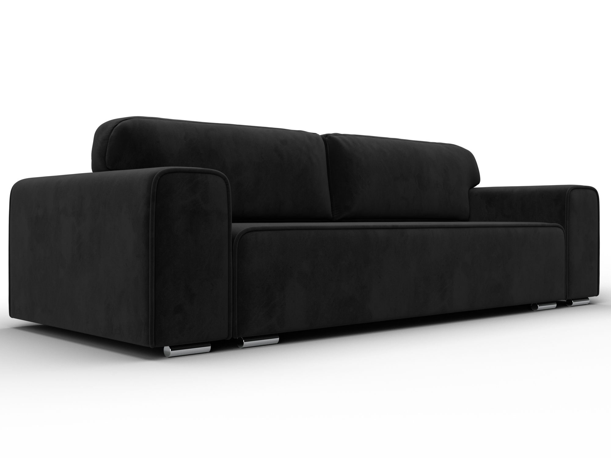 Диван прямой Лига-029 (seven 35 черный)