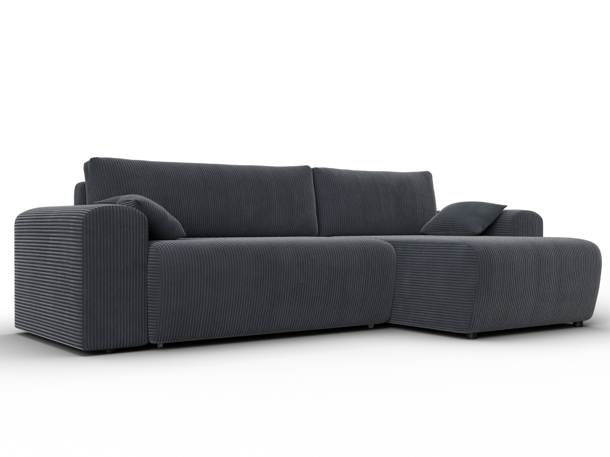 Диван угловой Лига-099 угол универсальный (vertical серый)