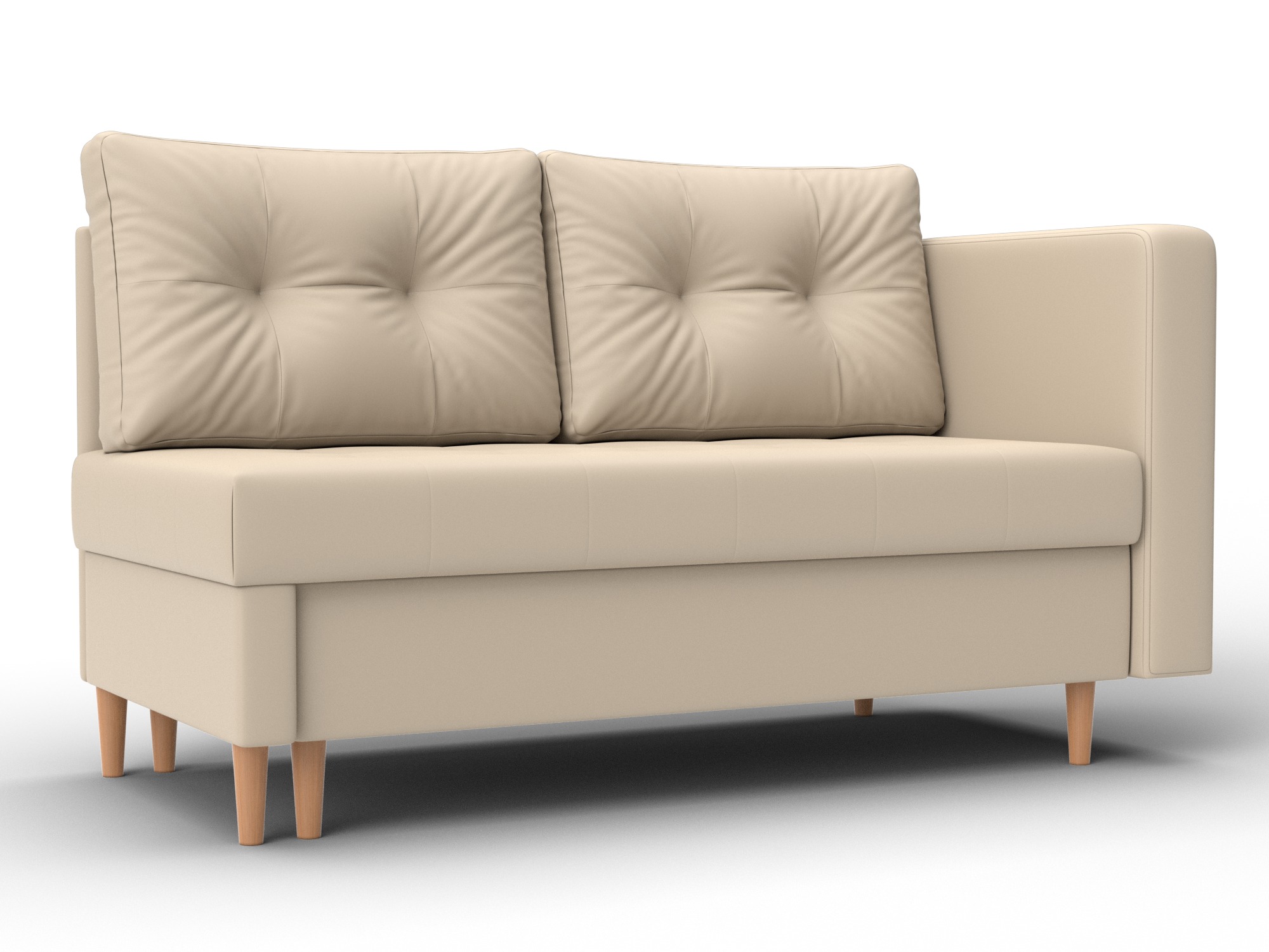 Кушетка Лига-098 (экокожа бежевый)