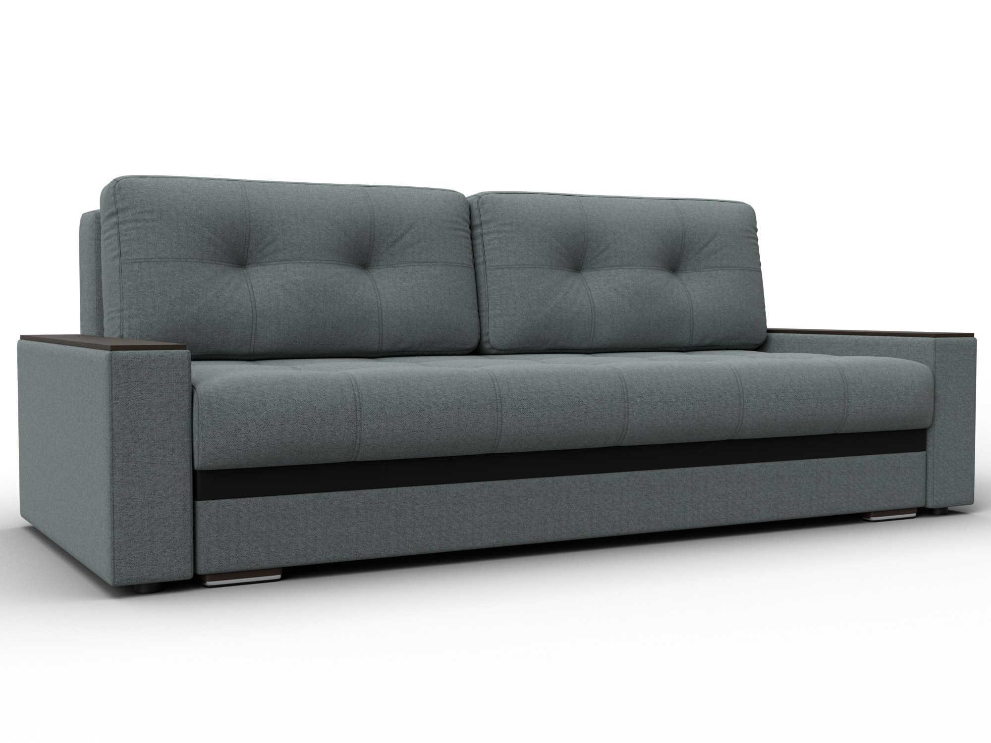 Диван прямой с декором Лига-096 НПБ фото в интернет-магазине Лига Диванов