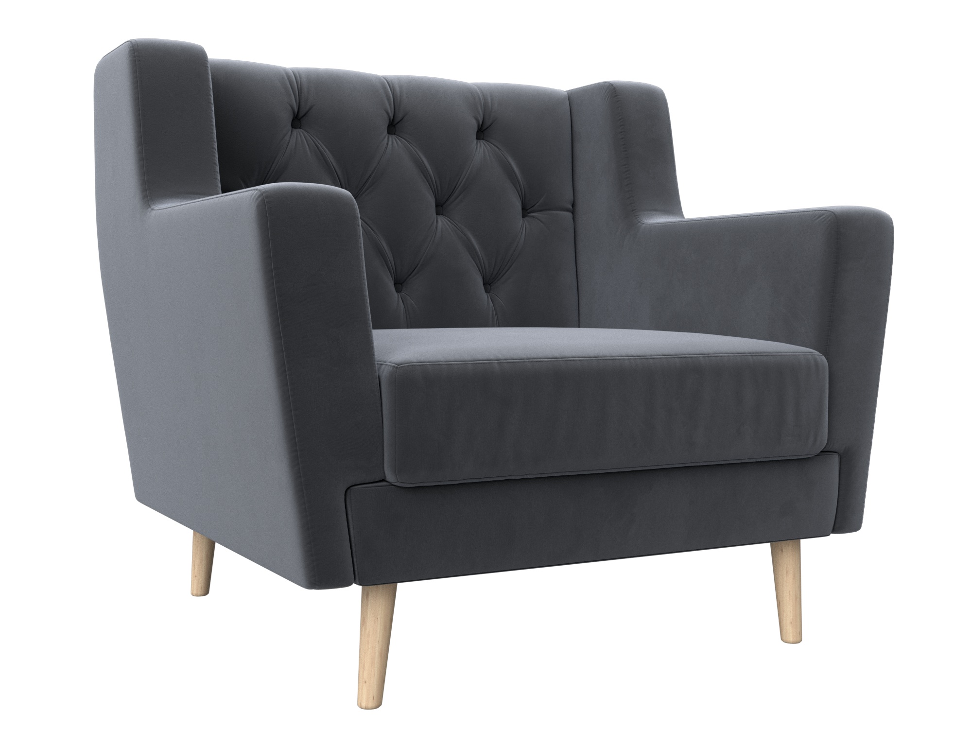 Кресло Брайтон Люкс (seven 17 серый)