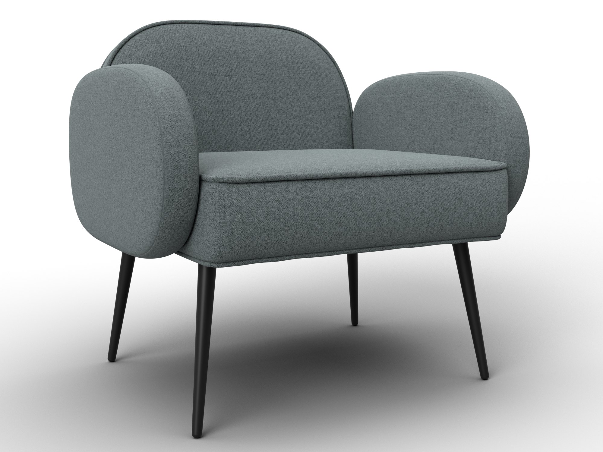 Кресло Лига-086 (рогожка амур 07 серый)