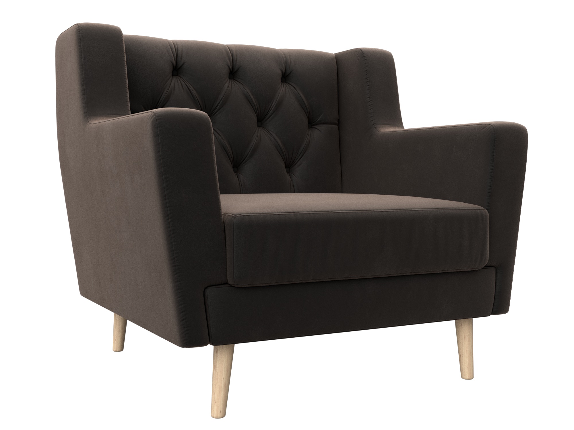 Кресло Брайтон Люкс (seven 727 коричневый)