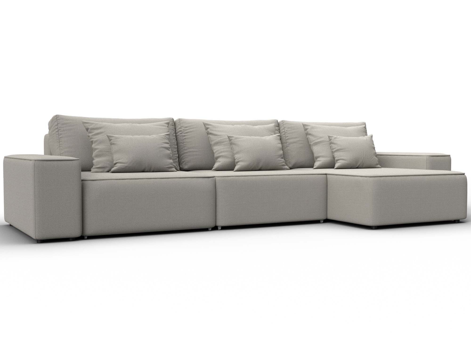 Диван угловой Лига-074 угол универсальный (амур 02 бежевый)