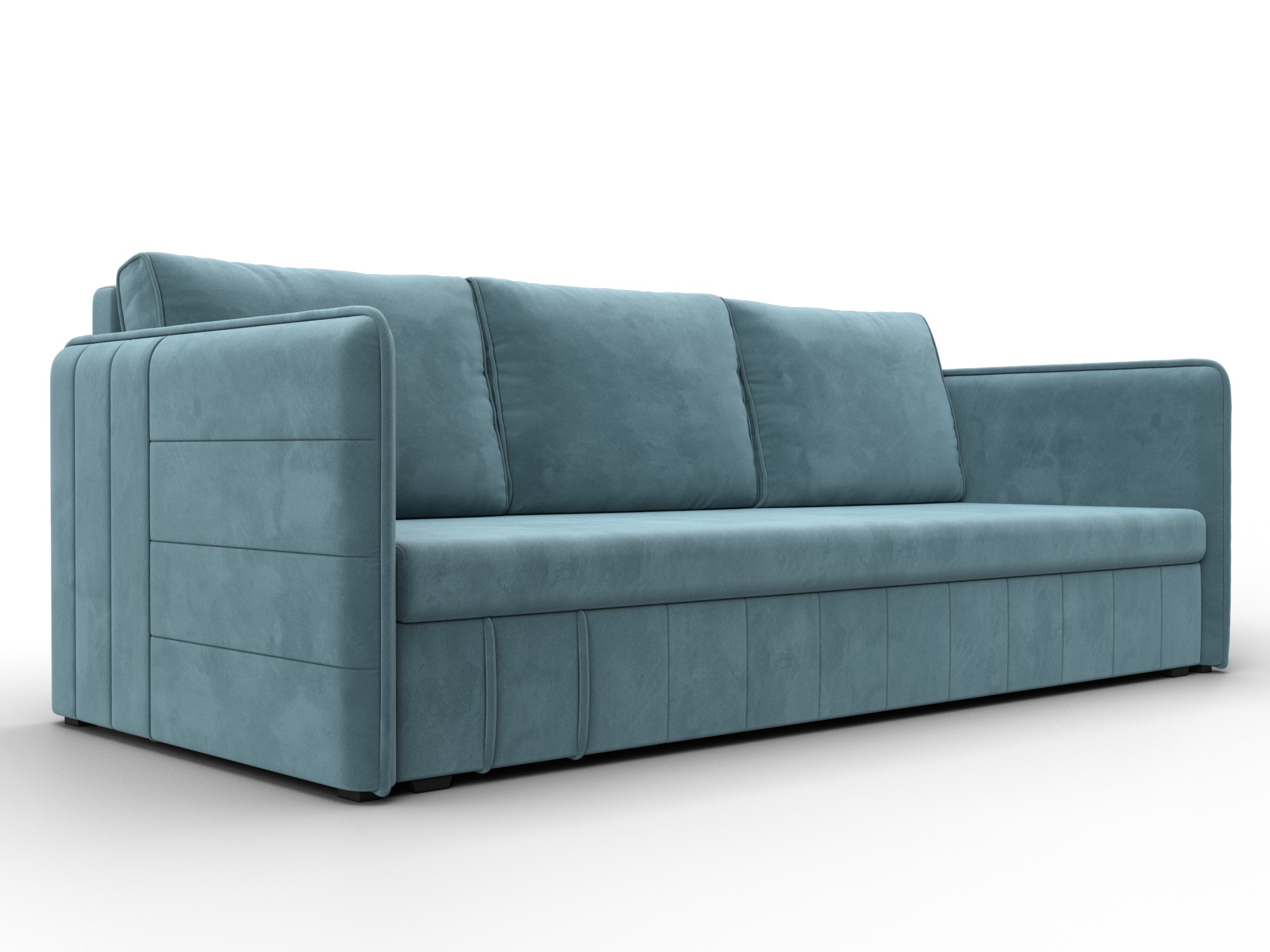 Диван прямой Слим (seven 113 бирюзовый)