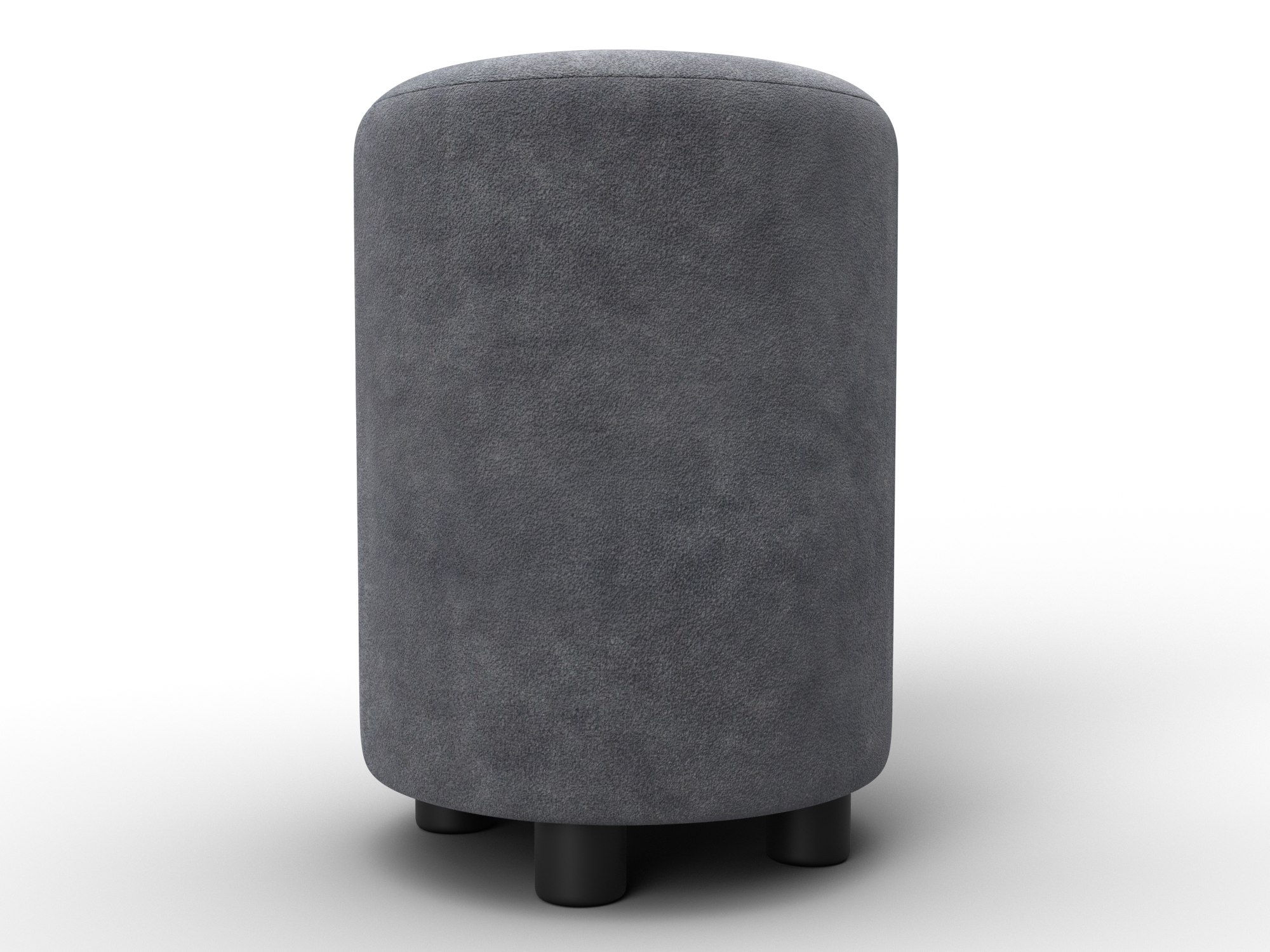 Пуф 001 (brut 16 темно-серый)