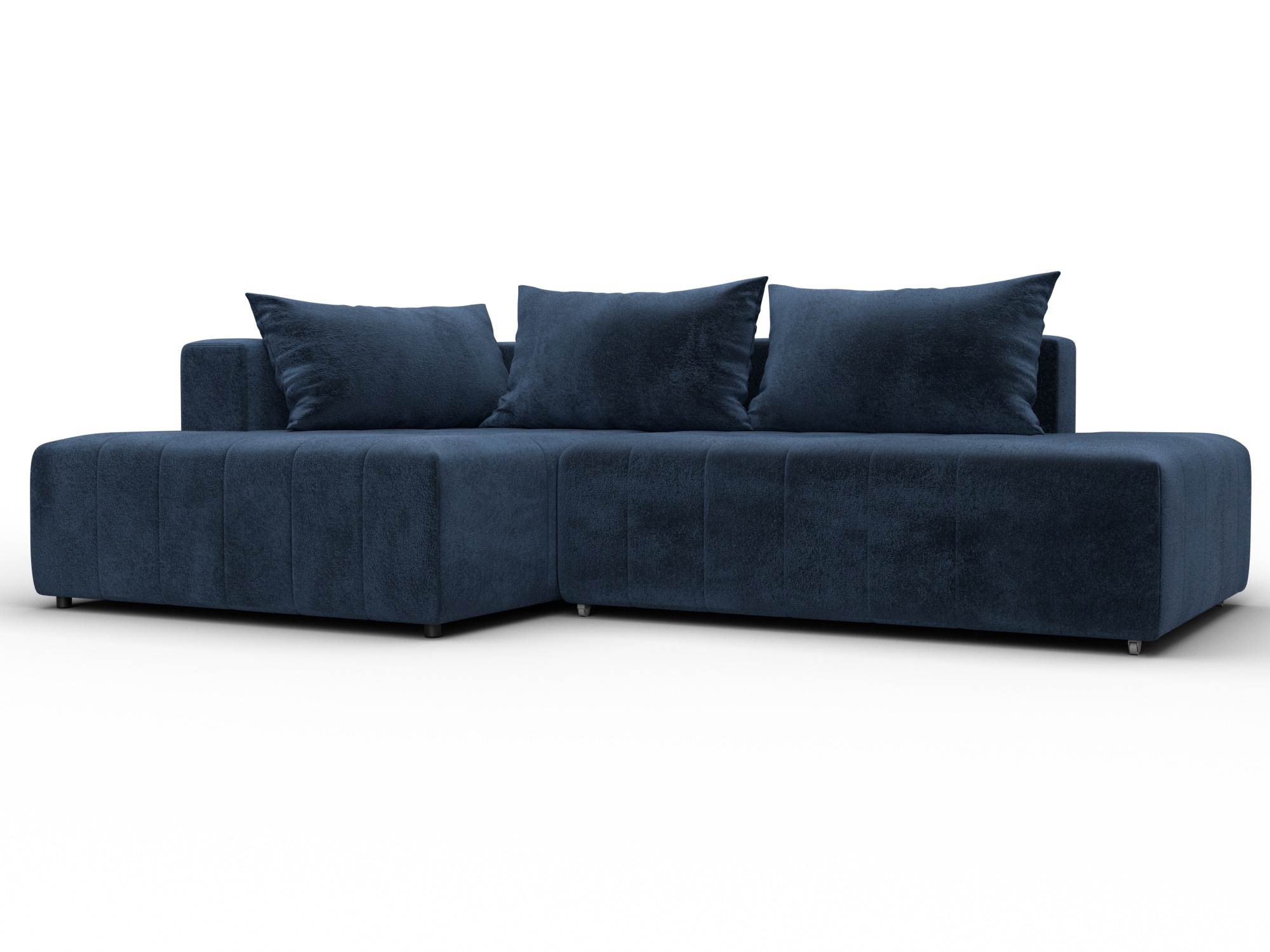 Диван угловой Лига-103 НПБ угол левый (tower 13 синий)