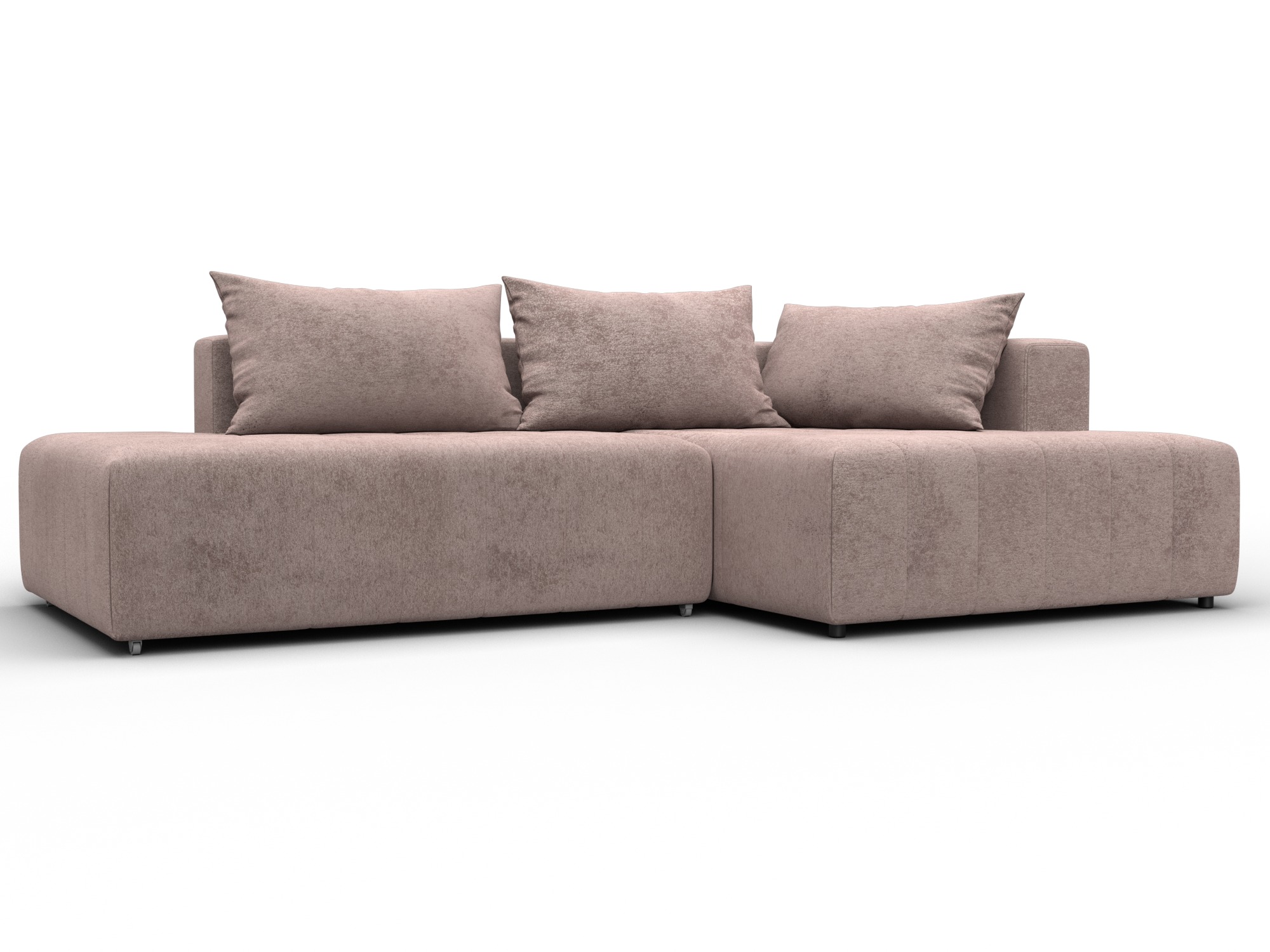 Диван угловой Лига-103 НПБ угол правый (tower 05 бежевый)