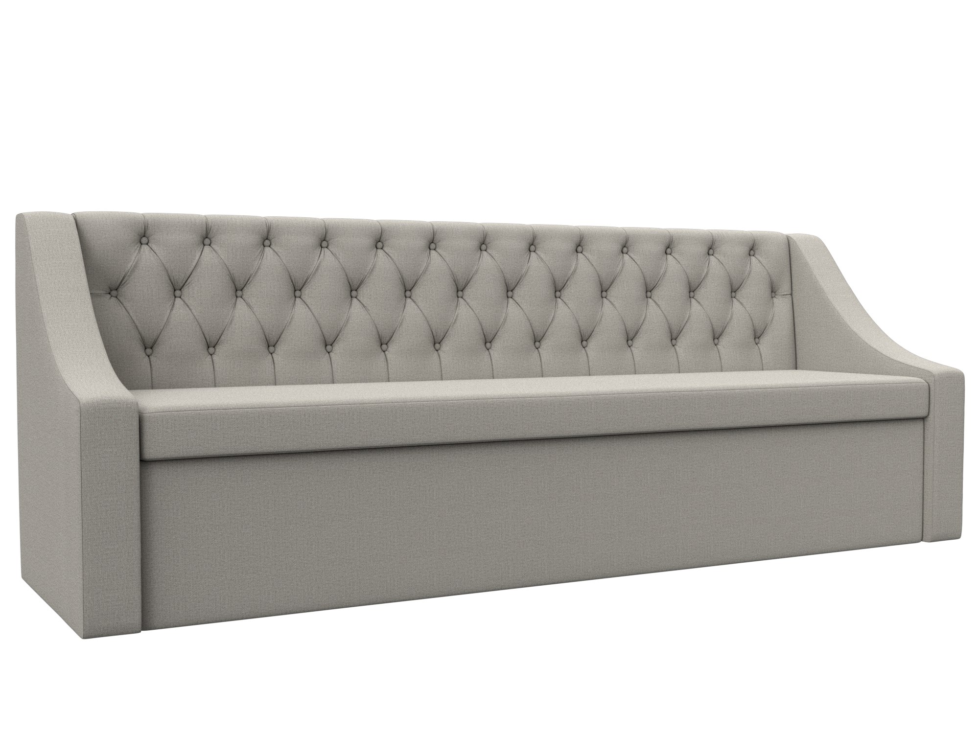 Диван кухонный прямой Мерлин (амур 02 бежевый)