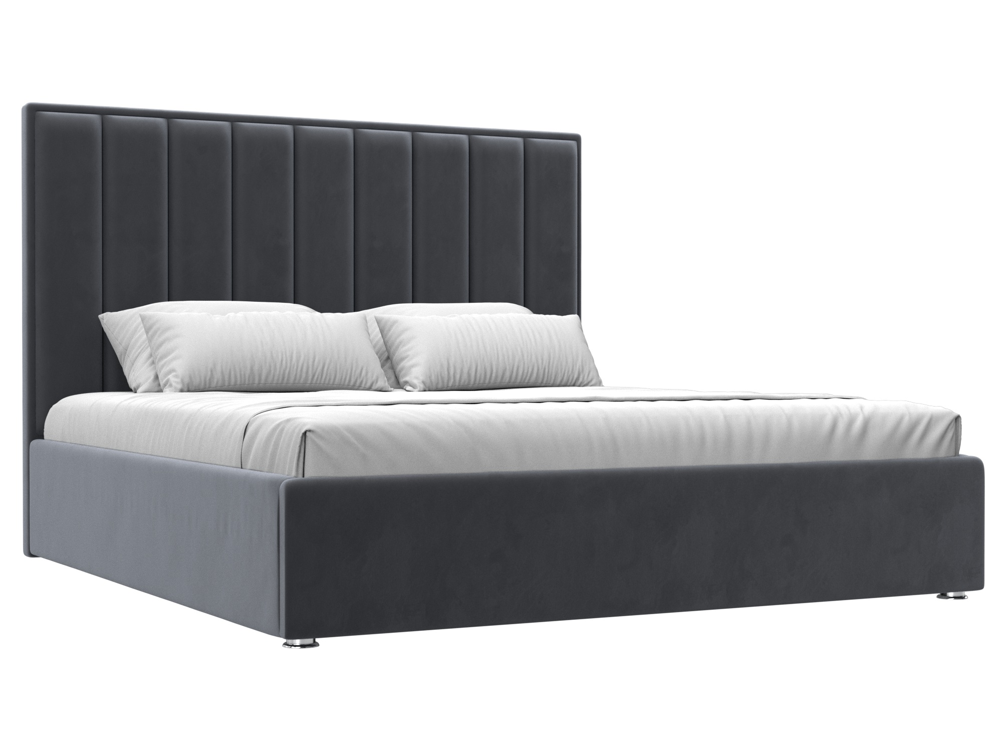 Кровать интерьерная Афродита 180 (seven 17 серый)