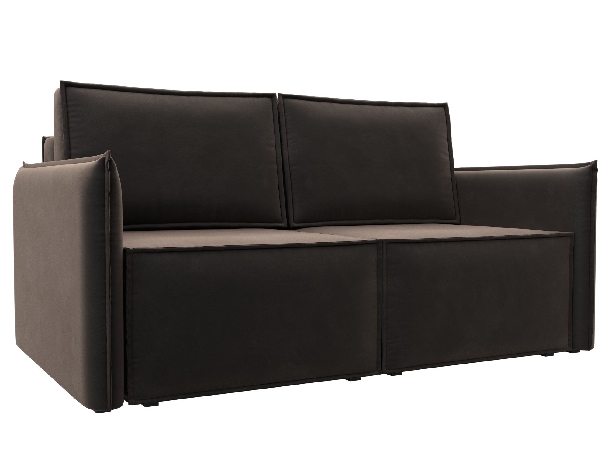 Диван прямой Либерти мини (seven 727 коричневый)