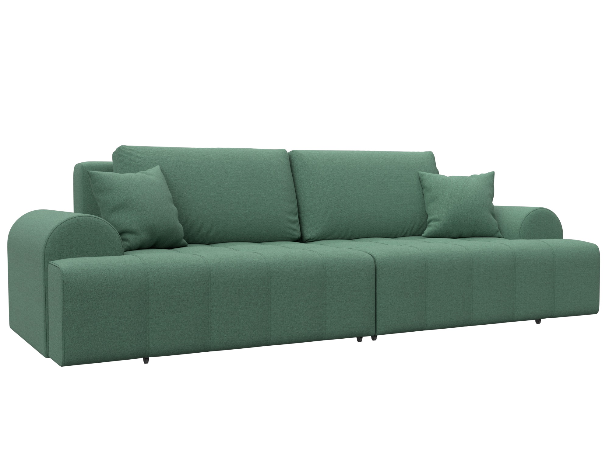 Диван прямой Лига-080 НПБ (амур 11 зеленый)