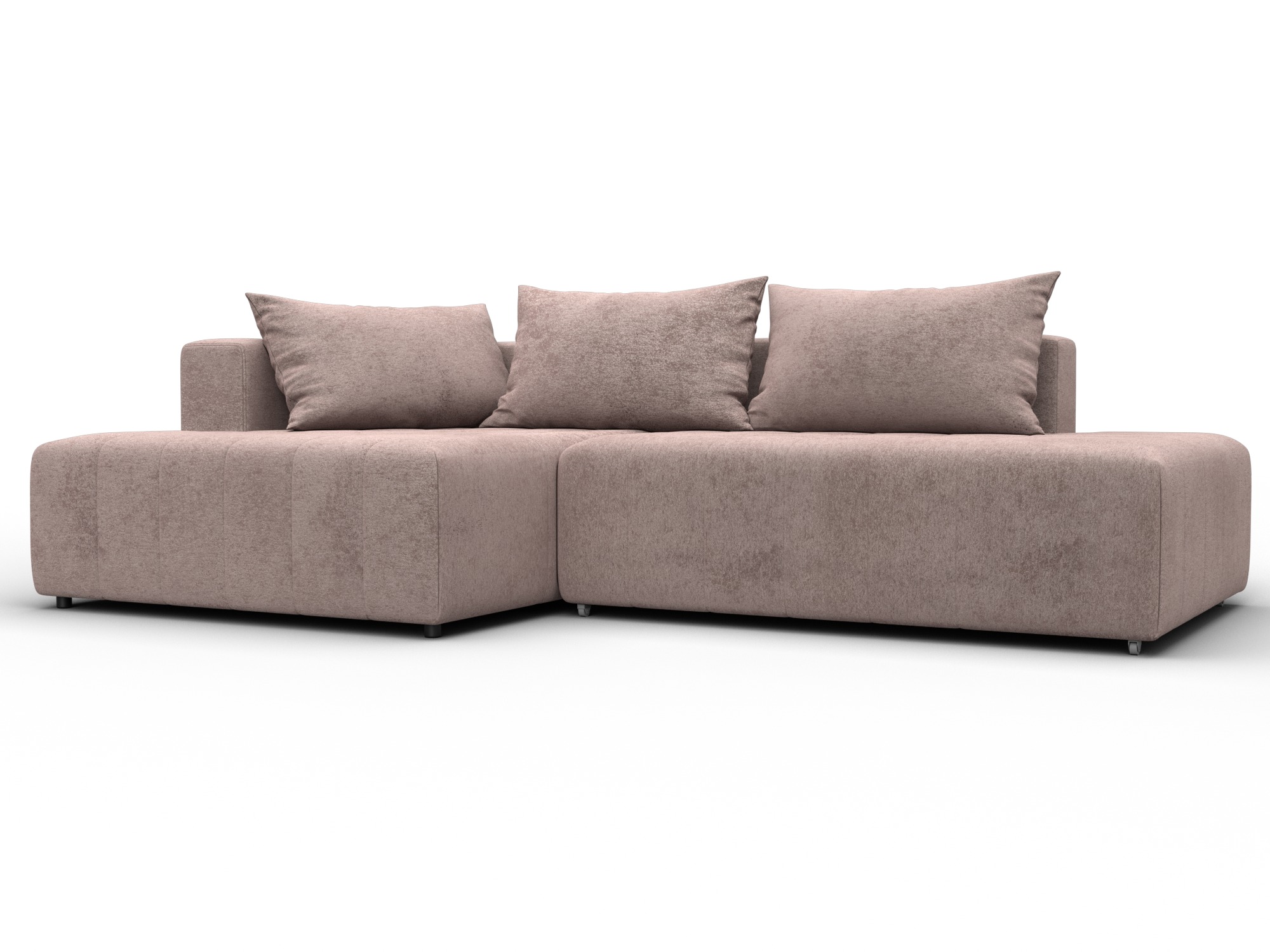 Диван угловой Лига-103 НПБ угол левый (tower 05 бежевый)