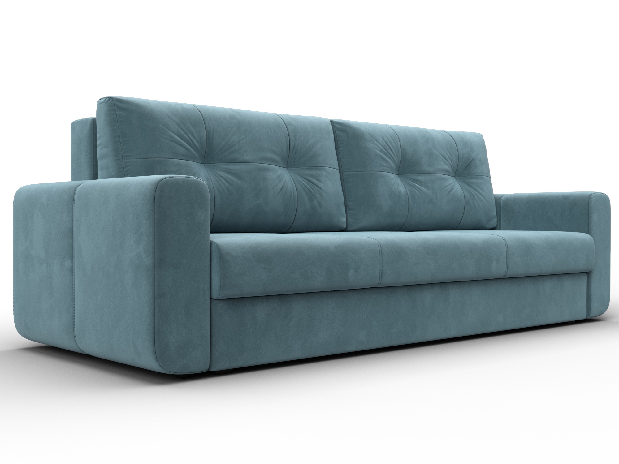 Диван прямой Лига-031 (seven 113 бирюзовый)