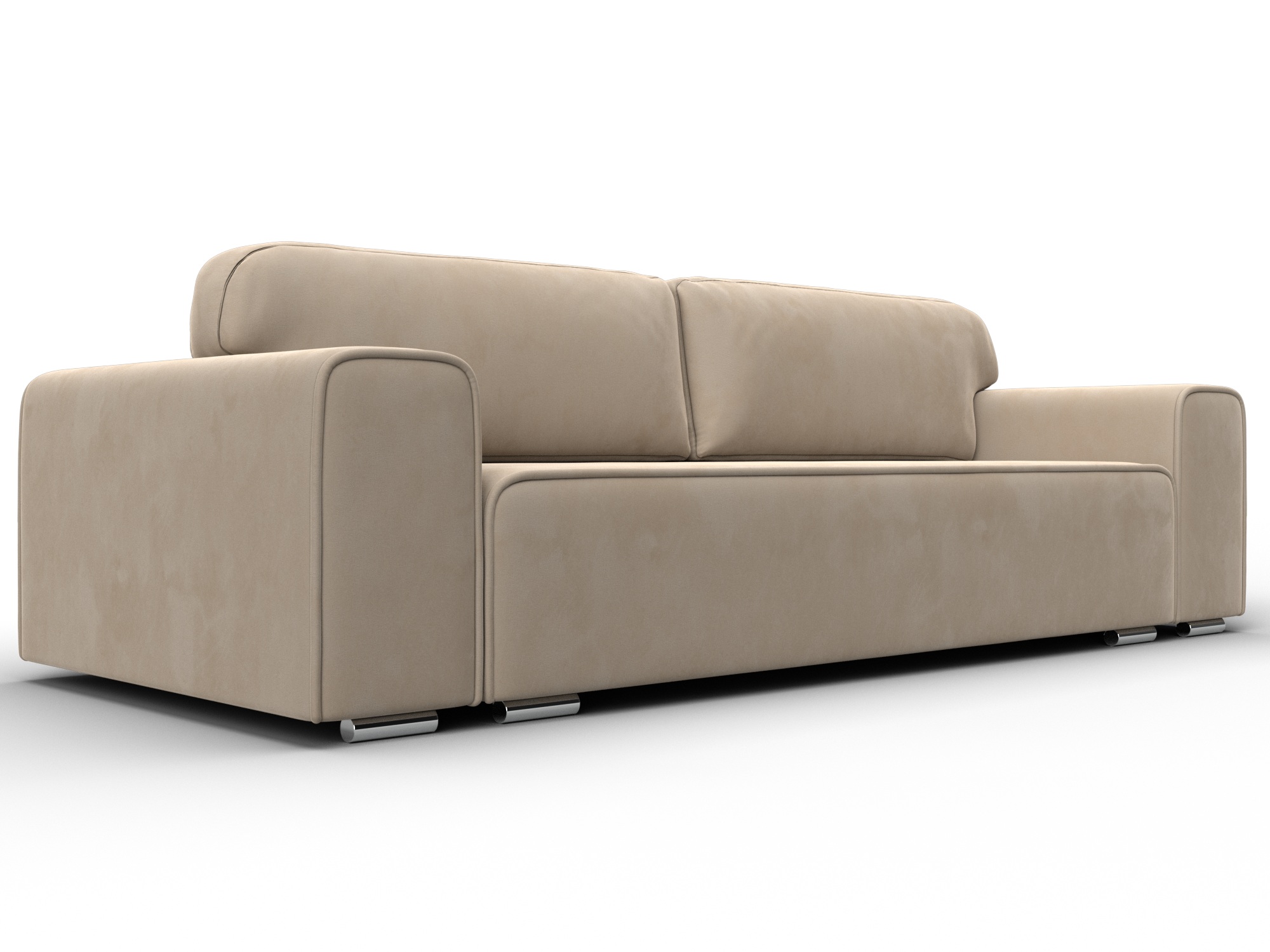 Диван прямой Лига-029 (seven 729 бежевый)