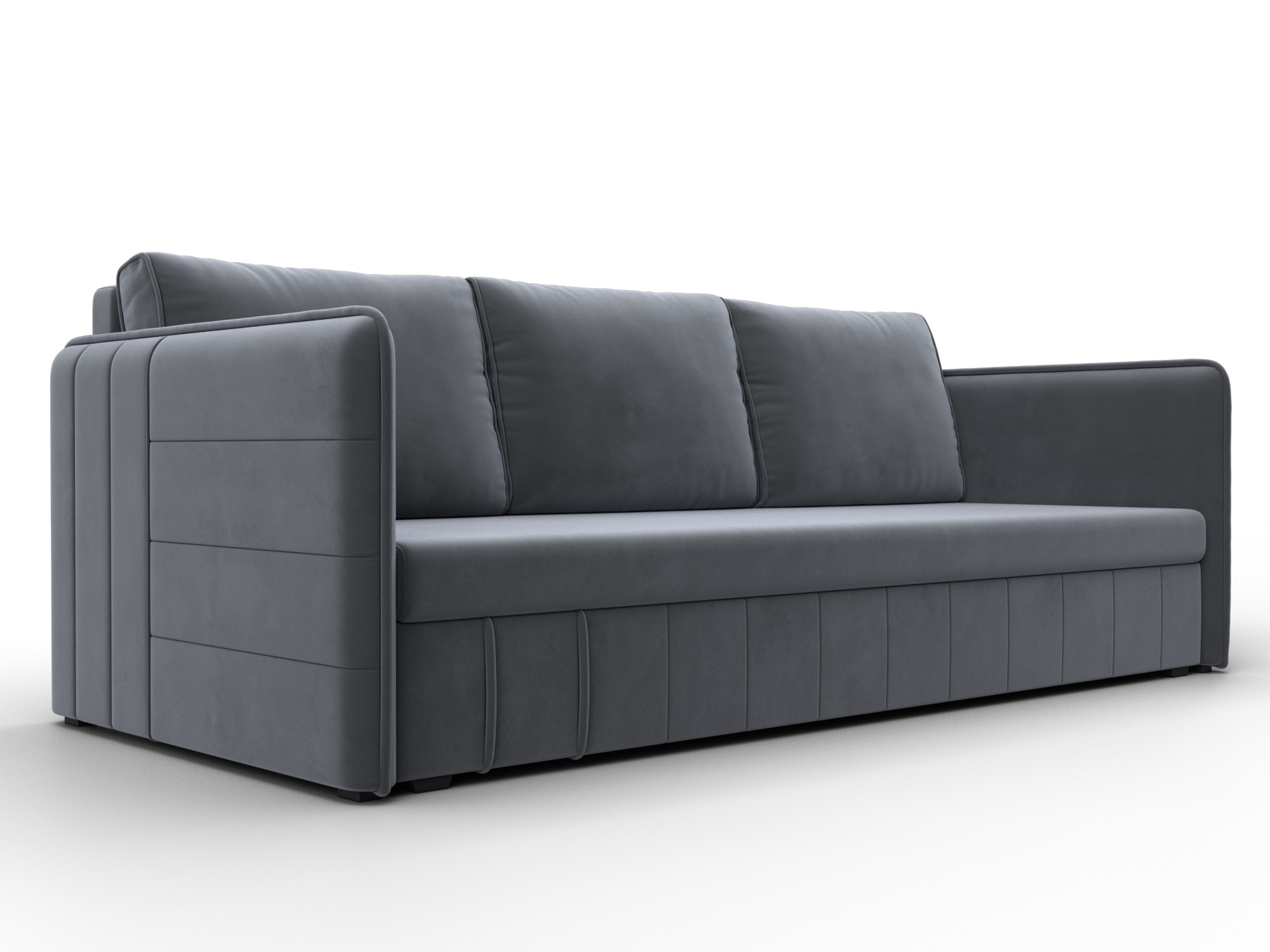 Диван прямой Слим (seven 17 серый)