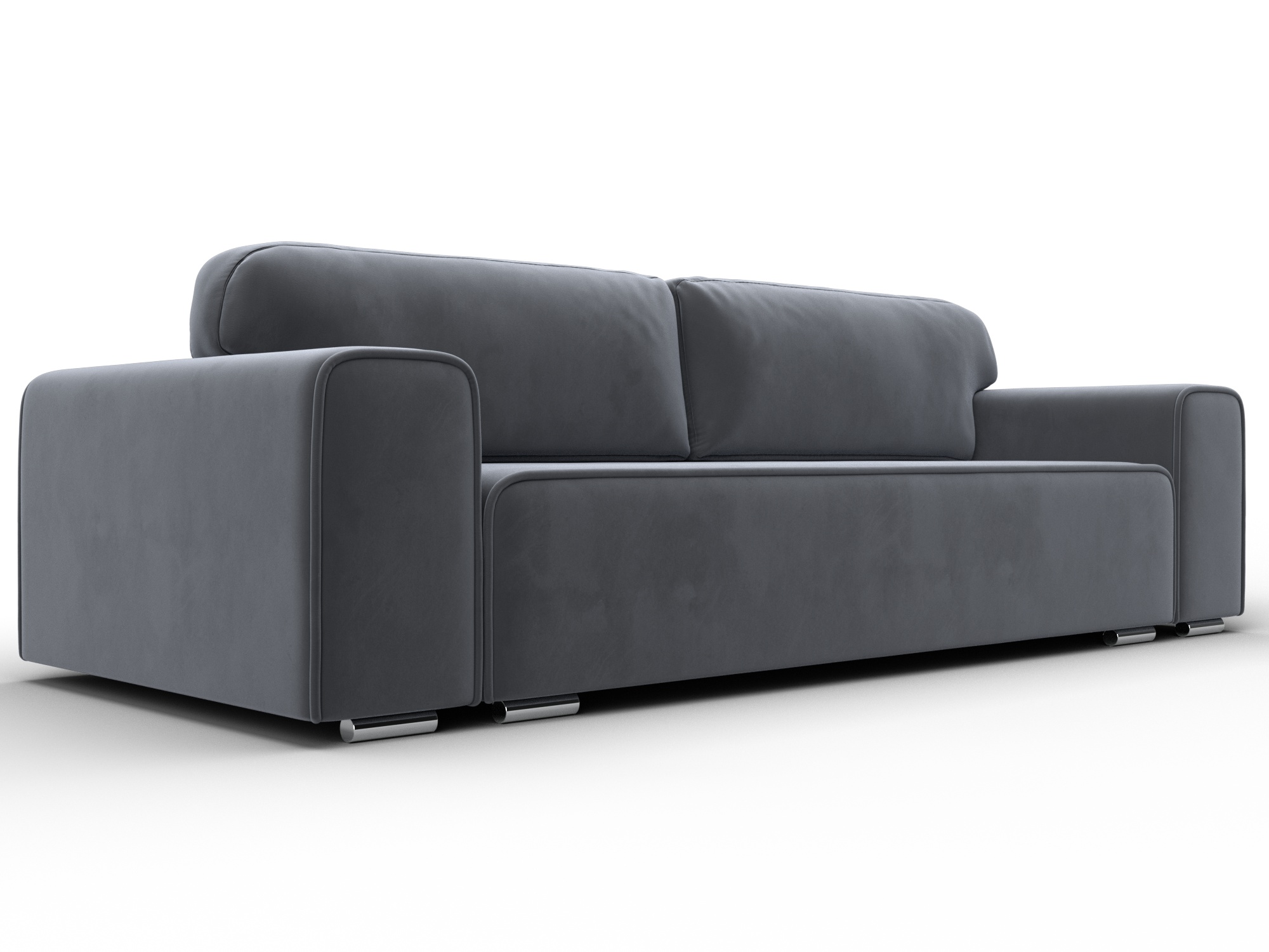 Диван прямой Лига-029 (seven 17 серый)