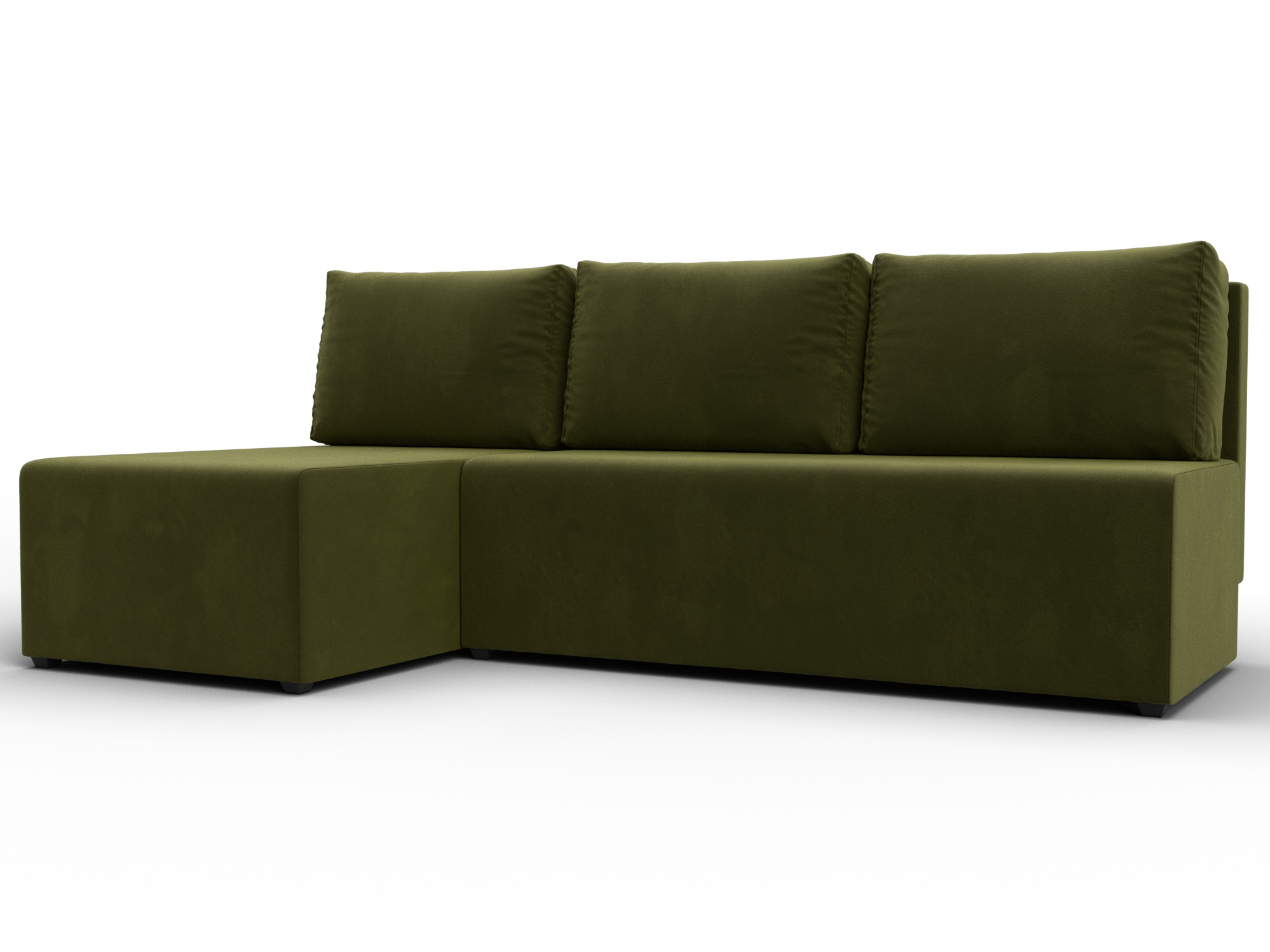 Диван угловой Поло левый угол (зеленый)