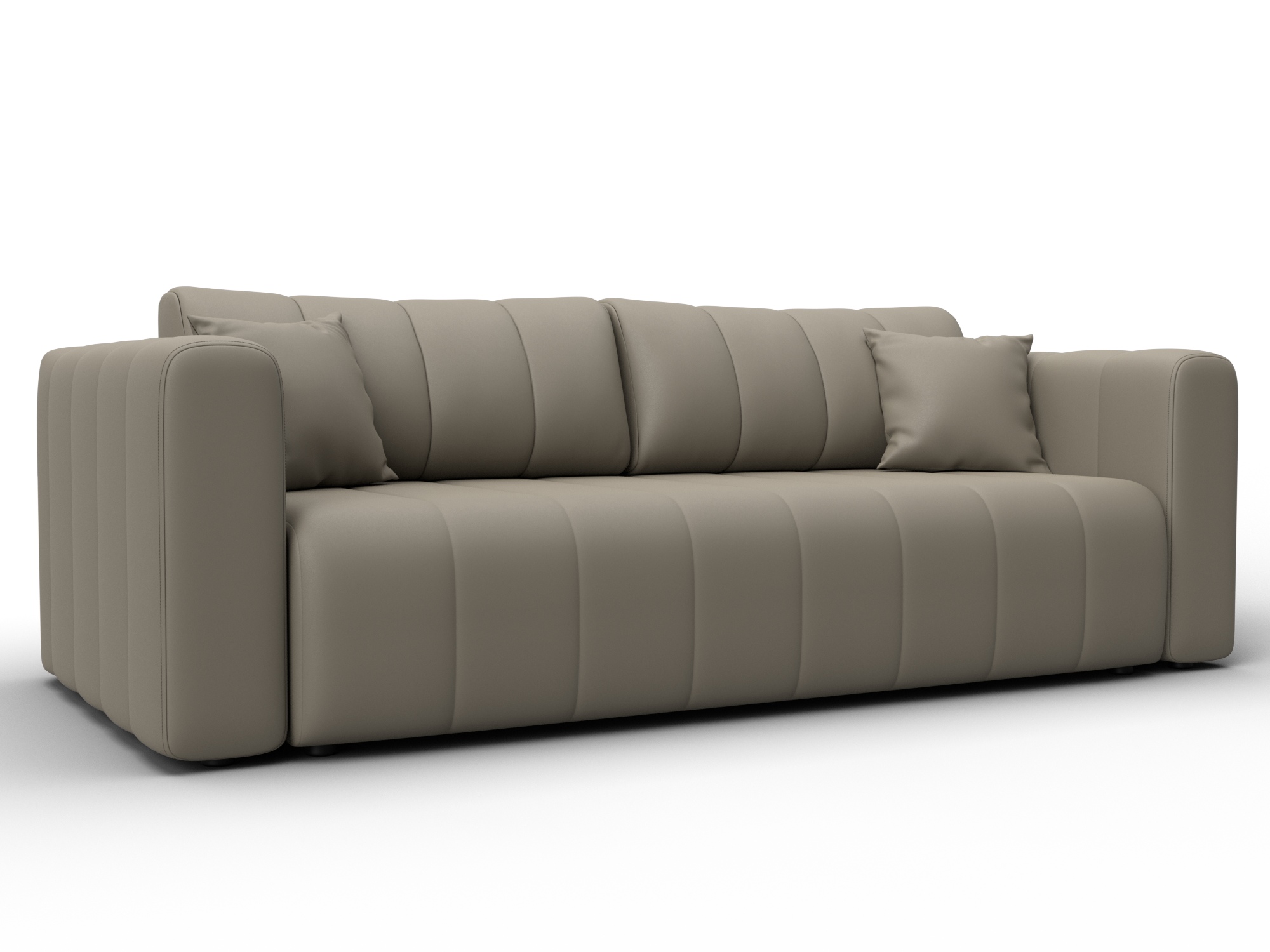 Диван прямой Лига-062 НПБ (grifon 04 бежевый)