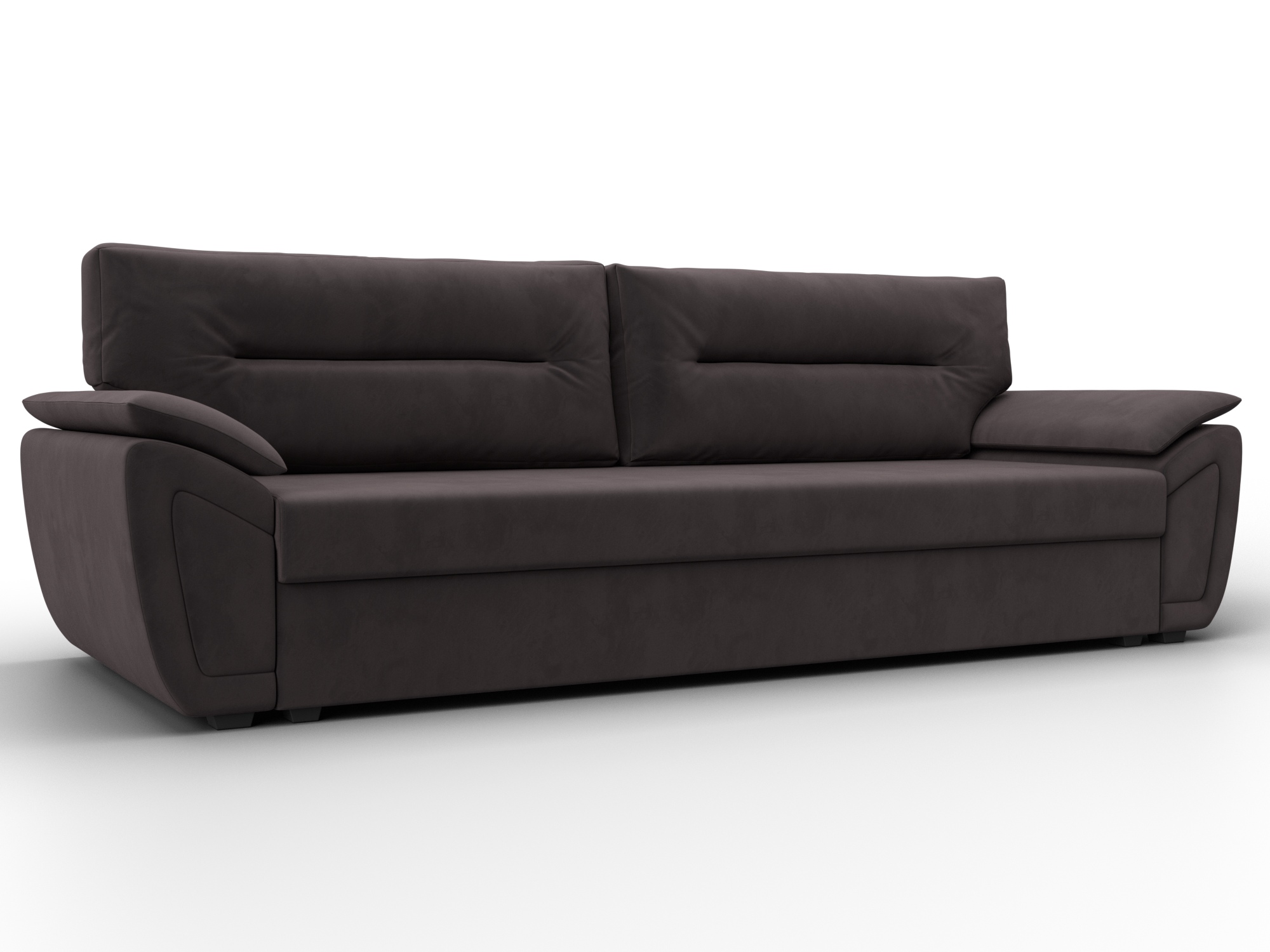 Диван прямой Нэстор Лайт (seven 727 коричневый)