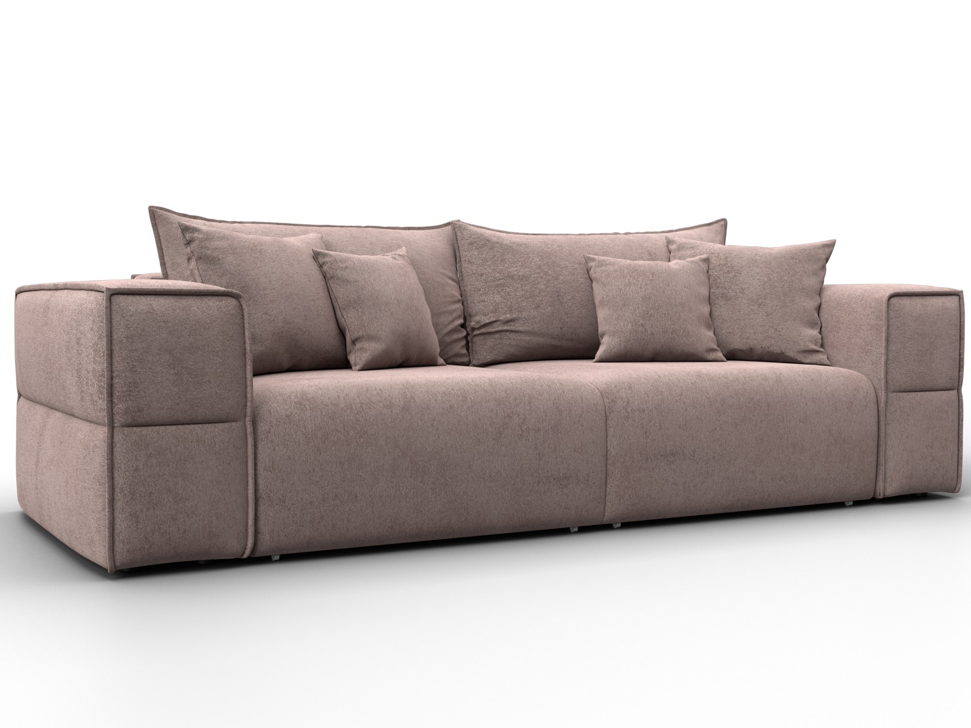 Диван прямой Лига-058 НПБ (tower 05 бежевый)