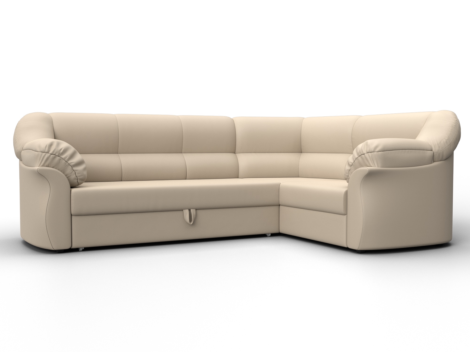 Диван угловой Карнелла правый угол (бежевый)