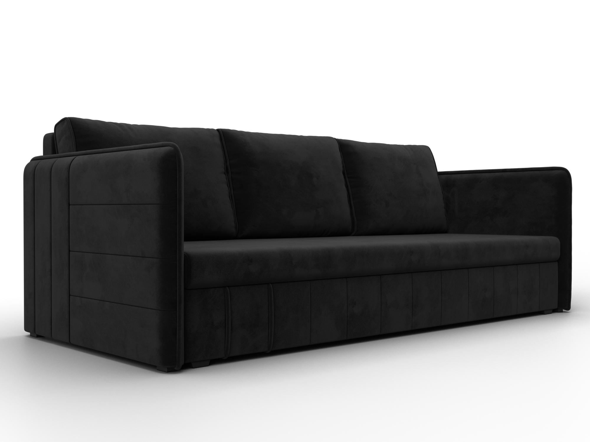 Диван прямой Слим (seven 35 черный)