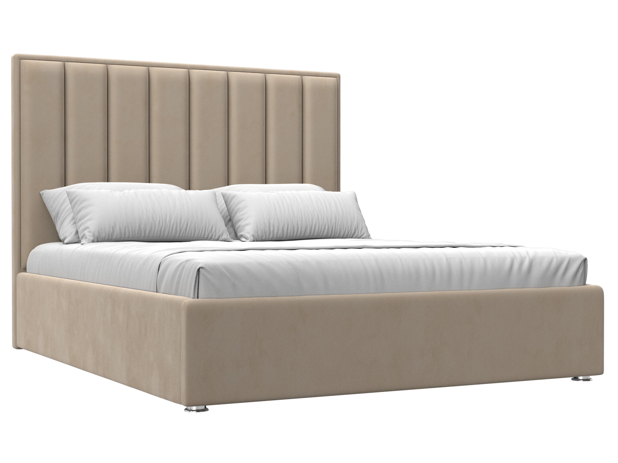 Кровать интерьерная Афродита 160 (seven 729 бежевый)