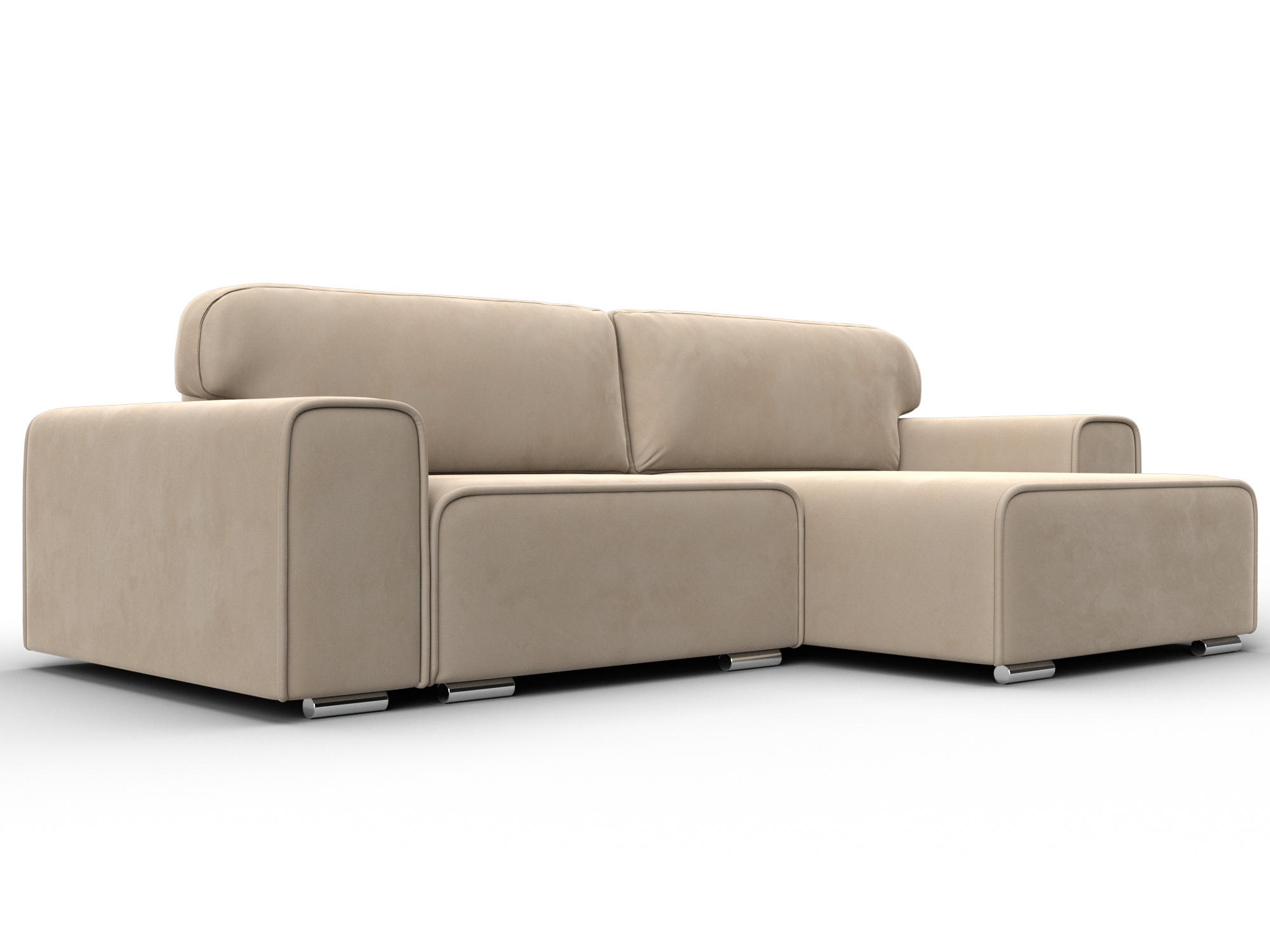 Диван угловой Лига-029 (seven 729 бежевый)