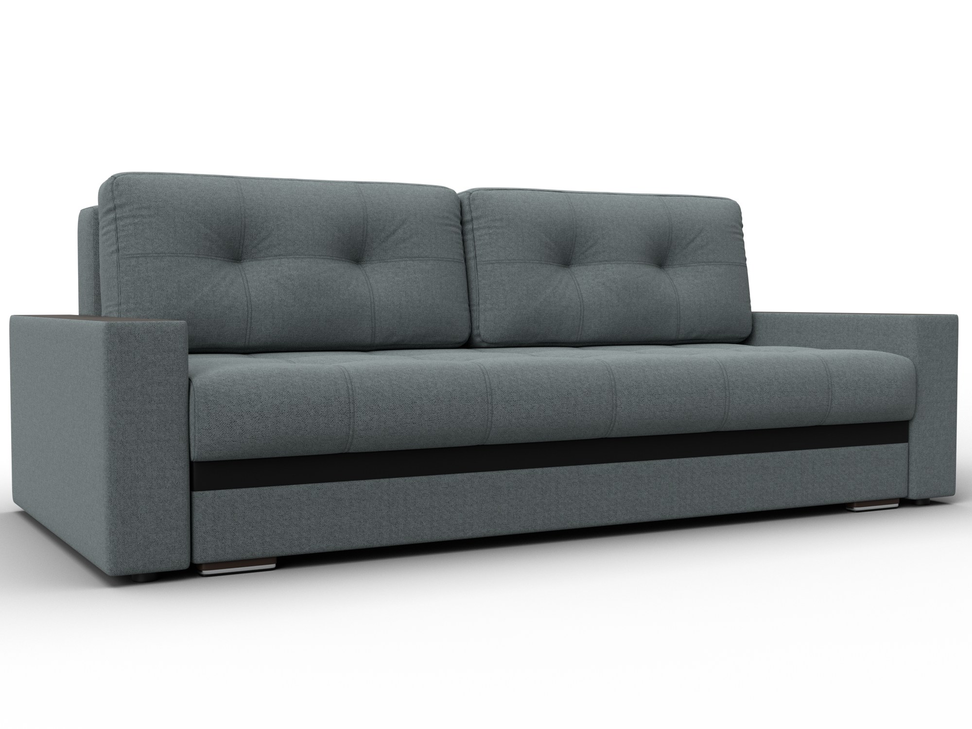 Диван прямой с декором Лига-096 НПБ фото в интернет-магазине Лига Диванов