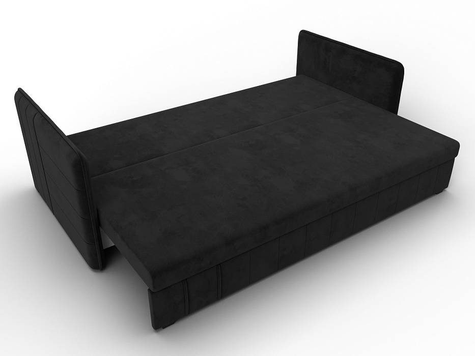Диван прямой Слим (seven 35 черный)