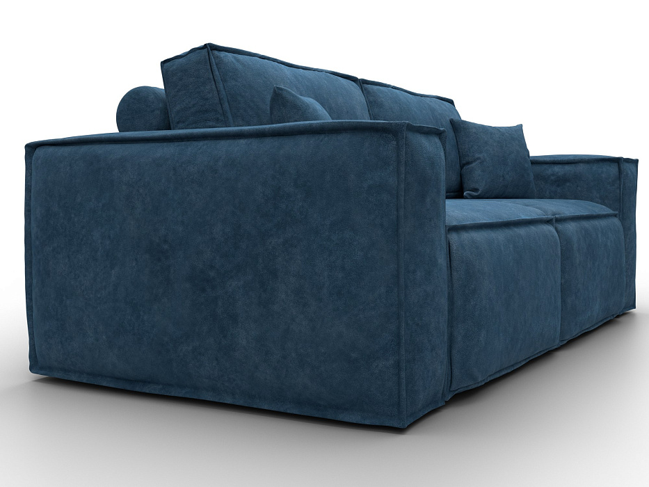 Диван прямой Лига-081 НПБ (brut 11 синий)