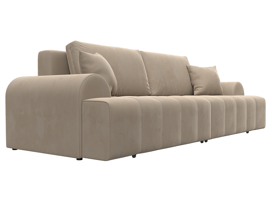 Диван прямой Лига-080 НПБ (seven 729 бежевый)