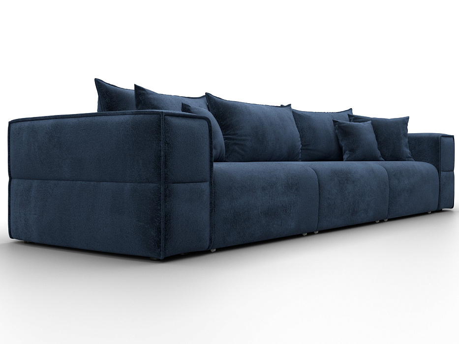 Диван прямой Лига-058 НПБ Лонг (tower 13 синий)