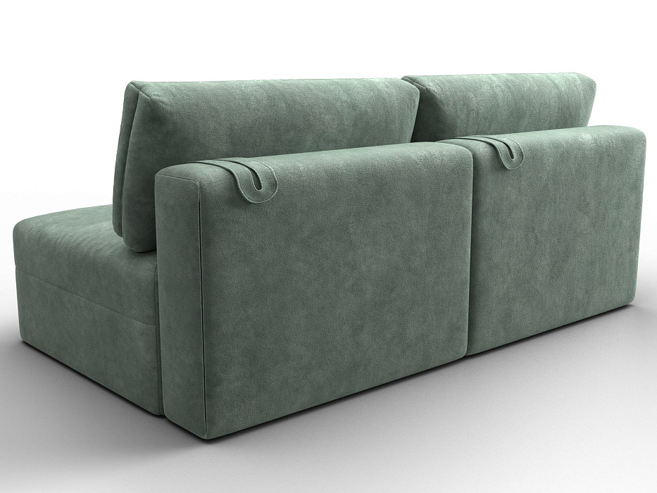 Диван прямой модульный Лига-060 НПБ (brut 08 зеленый)