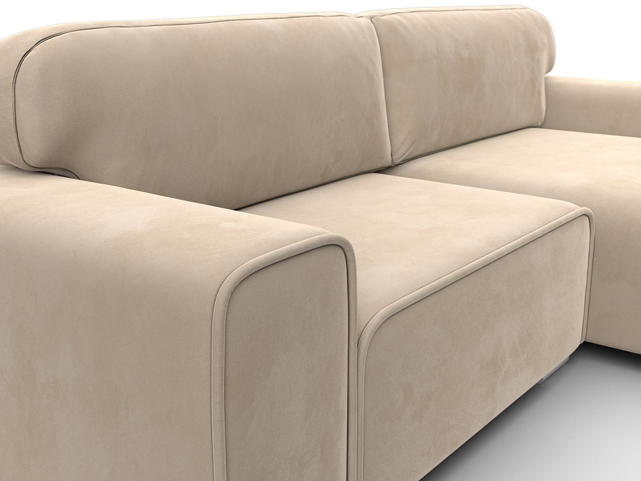 Диван угловой Лига-029 (seven 729 бежевый)