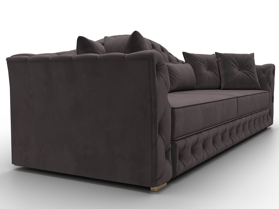 Диван прямой Артис (seven 727 коричневый)