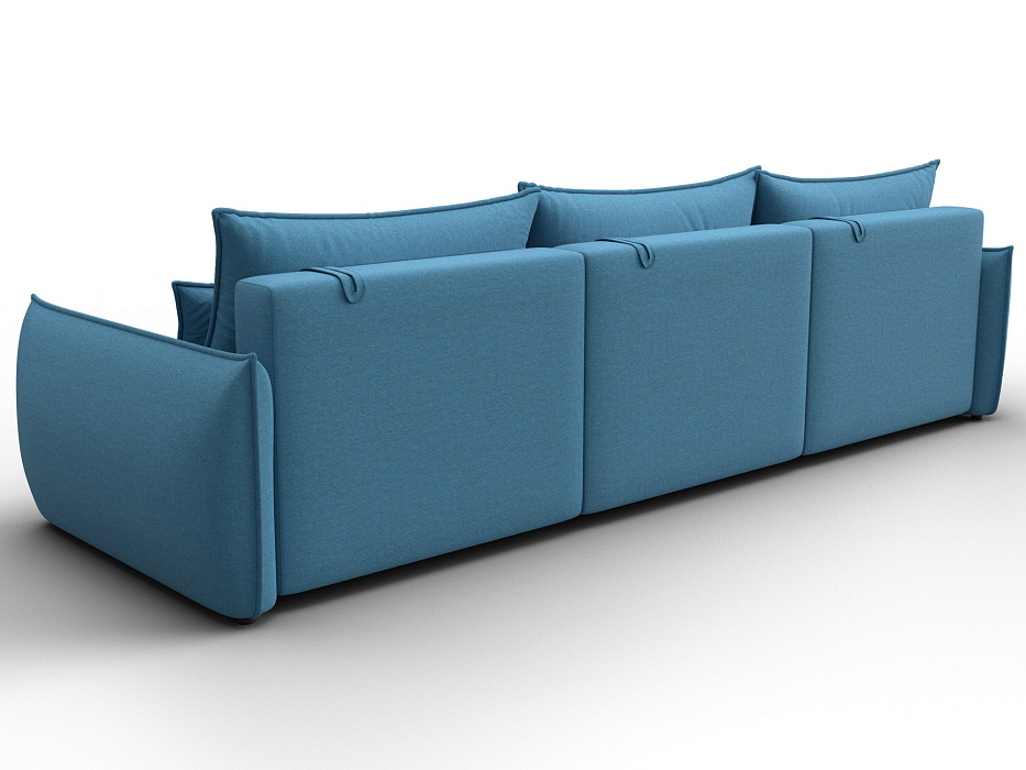 Диван прямой Лига-051 НПБ Лонг (амур 10 голубой)