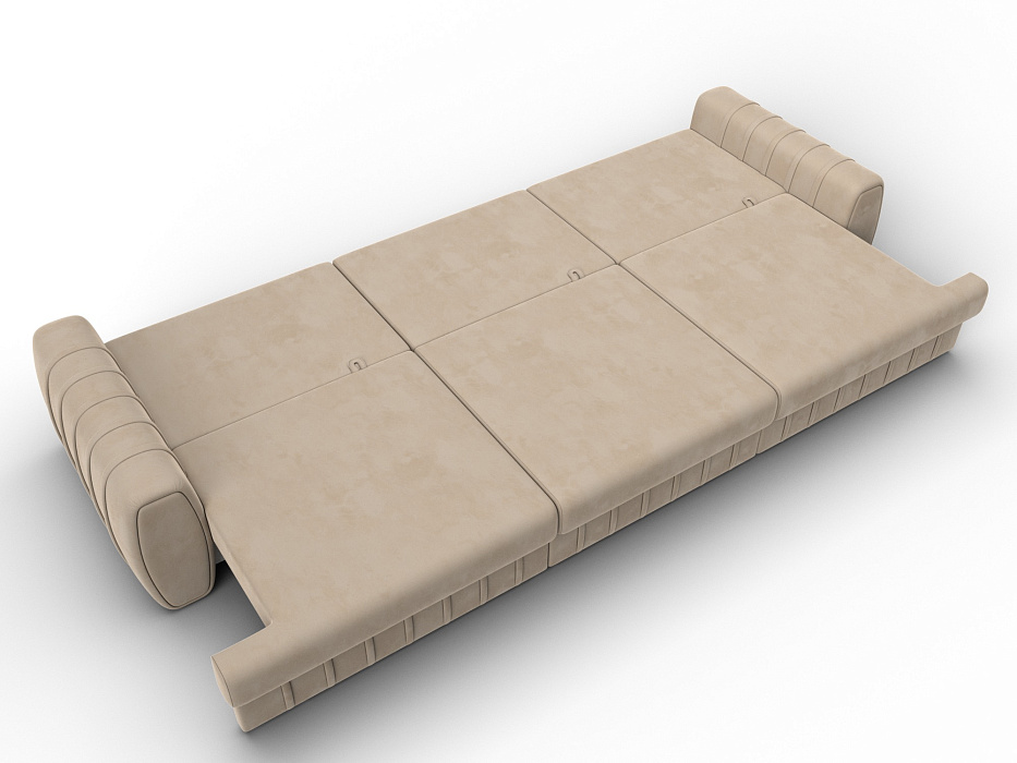 Диван прямой Лига-057 НПБ Лонг (seven 729 бежевый)